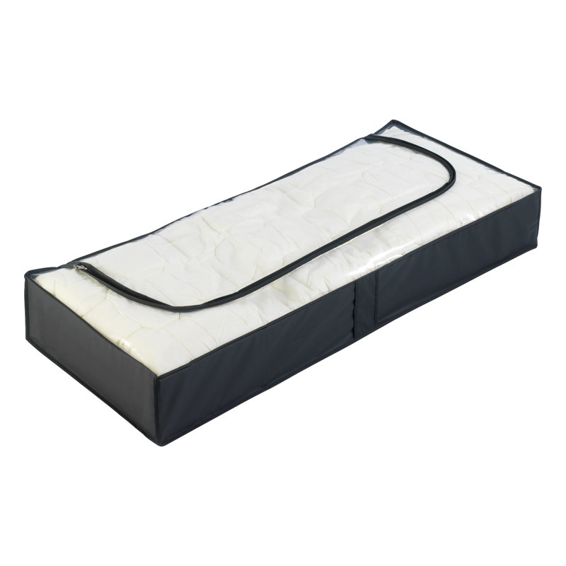 Wenko Deep Black Plastic Underbed Storage & Reviews Wayfair.co.uk